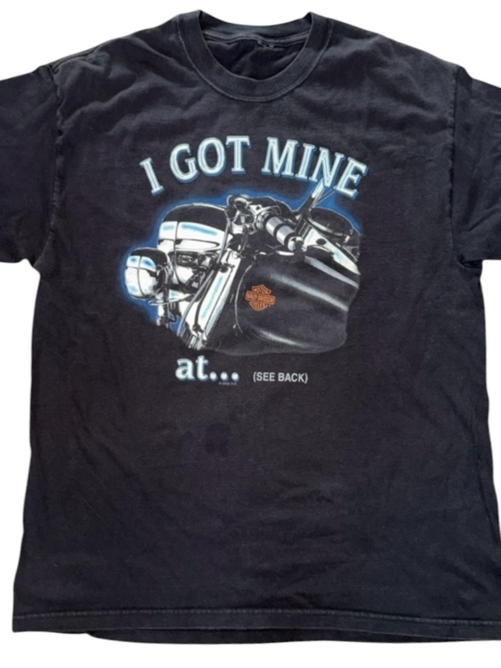 Harley-Davidson Men’s Large Black Graphic Tee Donahue St. Cloud MN